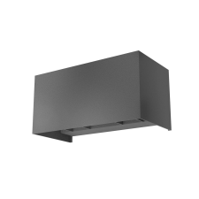 REDO Vary sötétszürke LED kültéri fali lámpa (RED-90302) LED 4 izzós IP54 kültéri világítás