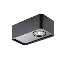 REDO Yuki fekete LED mennyezeti lámpa (RED-01-3688) LED 1 izzós IP20 világítás