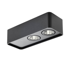 REDO Yuki fekete LED mennyezeti lámpa (RED-01-3692) LED 1 izzós IP20 világítás