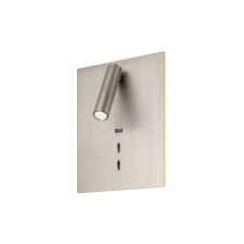 REDO Zen nikkel LED fali lámpa (RED-01-2997) LED 2 izzós IP20 világítás
