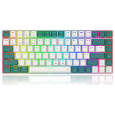 Redragon K678WG Singed Mechanikus Vezetékes Billentyűzet ANSI - Fehér (K678WG-RGB-PRO) billentyűzet
