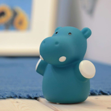 Reer LED éjszakai lámpa, víziló alakú, kék, Lumilu Mini Zoo Hippo, MCT 52353 éjjeli fény