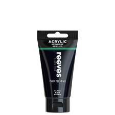 Reeves akrilfesték, 75 ml - black akrilfesték