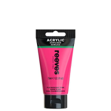 Reeves akrilfesték, 75 ml - fluorescent pink akrilfesték