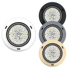 Reflektor MIDI-Clicker fóliás szürke SMD 72 WHITE LED 11W medence kiegészítő