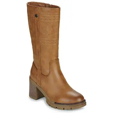 Refresh Magas sarkú csizmák 172968-CAMEL Barna 40