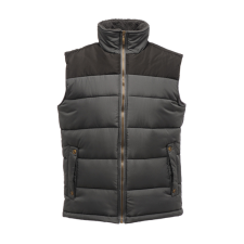 Regatta ALTOONA steppelt vízlepergető férfi mellény, RETRA806, Seal Grey/Black-S munkaruha