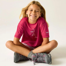 Regatta Aria Gyerek pamut póló rózsaszín/korall/pink