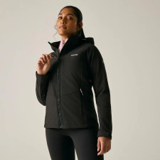Regatta Desoto Női softshell 15000 mm fekete női dzseki, kabát
