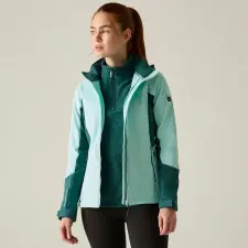 Regatta Desoto Női softshell 15000 mm zöld női dzseki, kabát