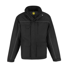 Regatta Férfi Kabát Kapucnis Hosszú ujjú B &amp; C Shelter PRO Jacket -XL, Fekete férfi kabát, dzseki