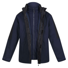 Regatta férfi vízálló dzseki 3 az 1-ben, RETRA130, Navy/Black-2XL férfi kabát, dzseki
