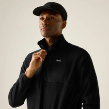 Regatta Frankie Half Zip Férfi pulóver fekete férfi pulóver, kardigán