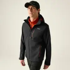 Regatta Hewitts Férfi softshell kabát fekete férfi kabát, dzseki