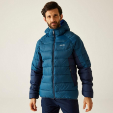 Regatta Hooded Dalent Férfi bélelt kabát kék
