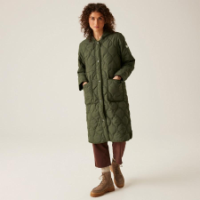 Regatta Jaycee II Női bélelt steppelt kabát zöld női dzseki, kabát