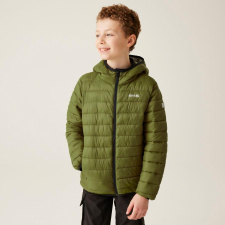Regatta JnrHoodedMarizion Gyerek könnyû steppelt kabát zöld gyerek kabát, dzseki