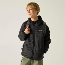 Regatta Jr Hd Hillpack Gyerek könnyû steppelt kabát fekete gyerek kabát, dzseki