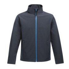 Regatta két rétegű, vízlepergető férfi softshell dzseki, RETRA628, Navy/French Blue-M női dzseki, kabát