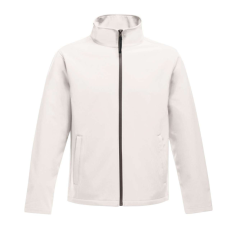 Regatta két rétegű, vízlepergető férfi softshell dzseki, RETRA628, White/Light Steel-M
