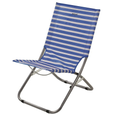 Regatta Kruza Bch Lounger FrenchBl/Wht kemping felszerelés