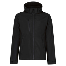 Regatta levehető kapucnis, 3 rétegű férfi softshell kabát, RETRA701, Black/Black-S női dzseki, kabát