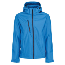 Regatta levehető kapucnis, 3 rétegű férfi softshell kabát, RETRA701, French Blue/Navy-3XL