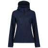 Regatta levehető kapucnis, 3 rétegű Női softshell dzseki, RETRA702, Navy/Navy-16