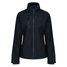 Regatta Női 3 rétegű vízlepergető softshell dzseki, RETRA613, Black/Black-18 női dzseki, kabát