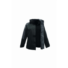 Regatta Női kabát Regatta RETRA132 Women'S Defender Iii Waterproof 3-In-1 Jacket -XS, Black/Seal Grey