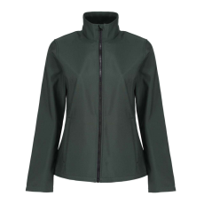 Regatta Női két rétegű, vízlepergető softshell dzseki, RETRA629, Dk Spruce/Black-3XL