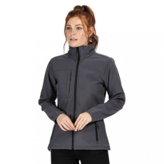 Regatta Női Regatta RETRA689 Women'S Octagon Ii printable 3 Layer Membrane Softshell -XL, Seal Grey/Black