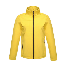 Regatta OCTAGON II férfi 3 rétegű softshell dzseki, RETRA688, Bright Yellow/Black-L