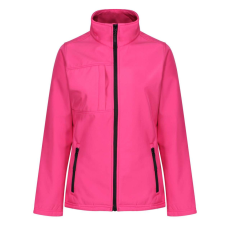 Regatta OCTAGON II Női 3 rétegű softshell dzseki, RETRA689, Hot Pink/Black-XL