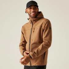 Regatta Ossek Férfi softshell barna férfi kabát, dzseki