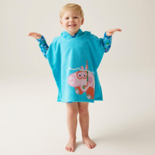 Regatta Peppa Hood Towel gyerek fürdőponcsó kék gyerek fürdőruha