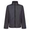Regatta unisex softshell dzseki, RETRA728, Seal Grey/Black-L