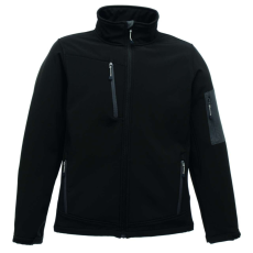 Regatta vízálló és lélegző 3 rétegű szövött softshell dzseki, RETRA674, Black/Seal Grey-3XL