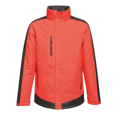 Regatta vízálló, szigetelt, rejtett kapucnis férfi kabát, RETRA312, Classic Red/Black-XS