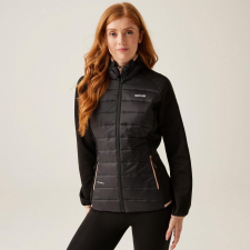 Regatta WmnClumber V Hyb Női hybrid felső fekete női pulóver, kardigán