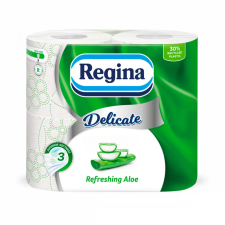 Regina Regina Delicate Refreshing Aloe toalettpapír 3 rétegű 4 tekercs higiéniai papíráru