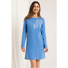 Regina Sometimes hálóing, kék, hosszú ujjú S