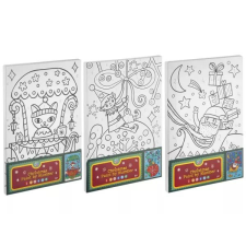 Regio Toys Karácsonyi fess számok szerint - A4, többféle, 6 színnel kreatív és készségfejlesztő