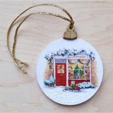 Régiségbolt. Karácsonyfadísz, 8 cm karácsonyfadísz