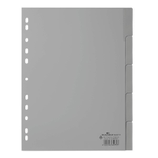  Regiszter DURABLE műanyag A/4 1-5 részes szürke regiszter és tartozékai