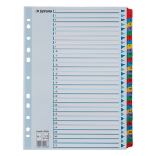 Regiszter ESSELTE Mylar A/4 1-31 regiszter és tartozékai