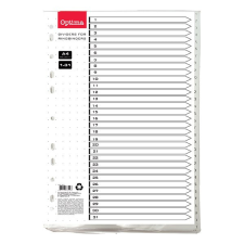  Regiszter OPTIMA A/4 műanyag 1-31 regiszter és tartozékai
