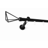  Reims fekete színű 1 rudas belsősínes fém karnis szett (19 mm) - 240 cm