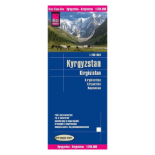 Reise Know-How Kirgizisztán térkép, Kyrgyzstan autós térkép (1:700 000) térkép