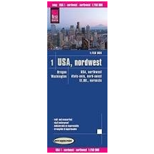 Reise Know-How USA 1. Nordwest-USA térkép Reise 1:750 000 térkép